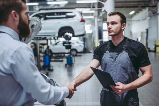 Anweisung zur Fehlerbeseitigung bei der KFZ-Reparatur